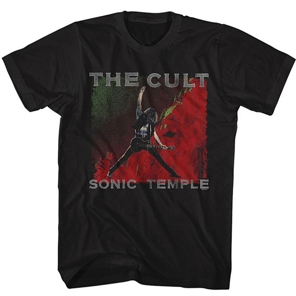 The Cult Sonic Temple Album Cover Black Shirt